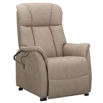Leen Bakker Relaxfauteuil Nebraska (sta-op) - taupe aanbieding