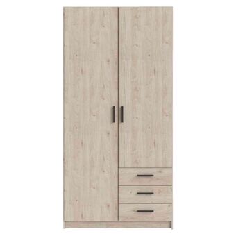 Kleerkast Sprint 2-deurs - eikenkleur - 200x98,5x50 cm