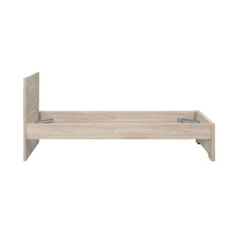 Leen Bakker Bed Tempo - eikenkleur - 90x200 cm aanbieding