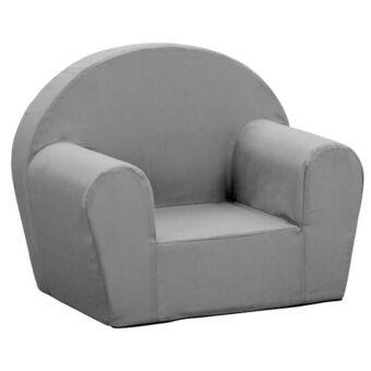 Leen Bakker Kinderstoel Louis - antraciet - 44x53x36 cm aanbieding