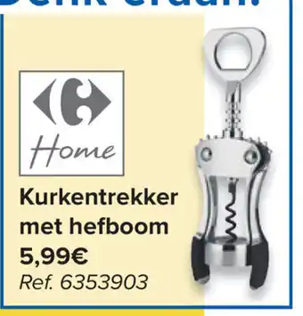 Carrefour Kurkentrekker met dubbele hefboom aanbieding