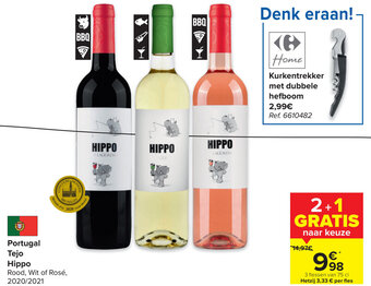 Carrefour Portugal tejo hippo aanbieding