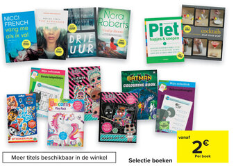 Carrefour Selectie boeken aanbieding