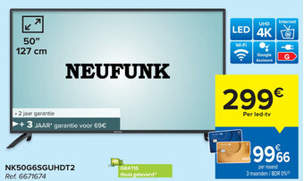 Carrefour Neufunk NK50G6SGUHDT2 aanbieding