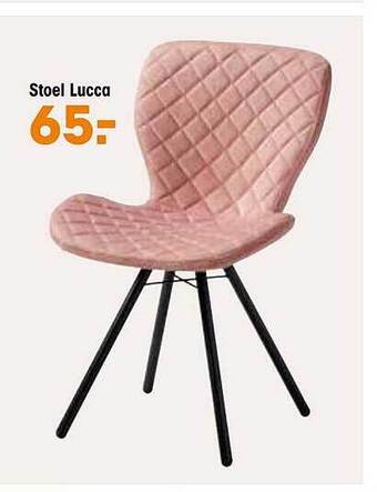 Kwantum Stoel Lucca aanbieding