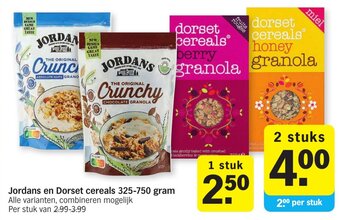 Jordans en Dorset cereals 325-750 gram