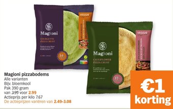 Albert Heijn Magioni pizzabodems aanbieding