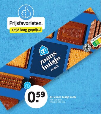 Albert Heijn AH Zaans huisje melk aanbieding