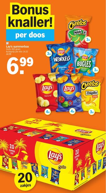 Albert Heijn Lay's summerbox aanbieding