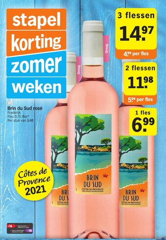 Albert Heijn Brin du Sud rose aanbieding