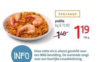 Spar Colruyt Paëlla aanbieding