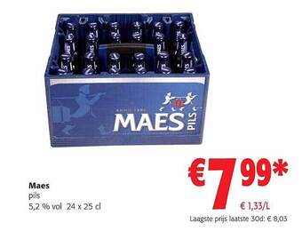 Colruyt Maes Pils aanbieding