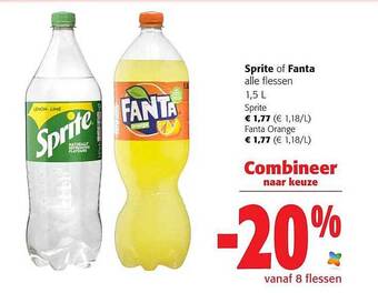 Colruyt Sprite Of Fanta aanbieding