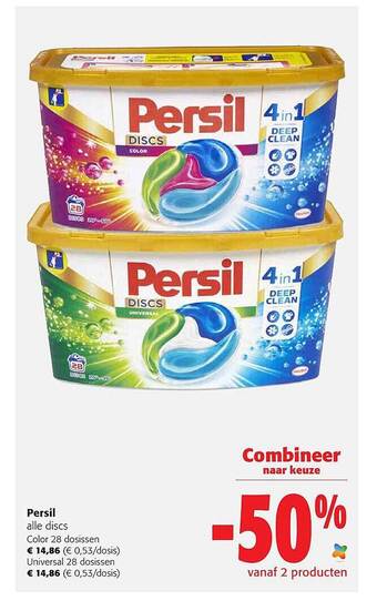 Colruyt Persil Alle Discs aanbieding