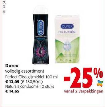 Colruyt Durex Volledig Assortiment aanbieding