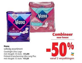 Colruyt Nana Volledig Assortiment aanbieding