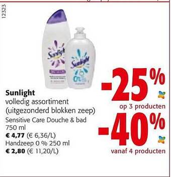 Colruyt Sunlight aanbieding