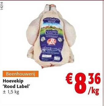 Colruyt Hoevekip 'rood Label' aanbieding
