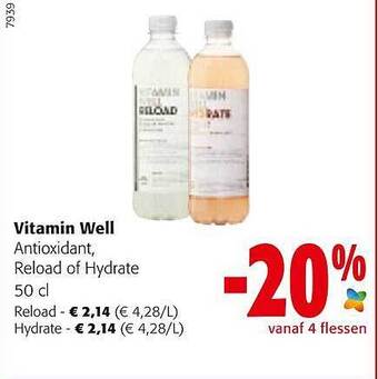 Colruyt Vitamin Well Antioxidant Reload Of Hydrate aanbieding