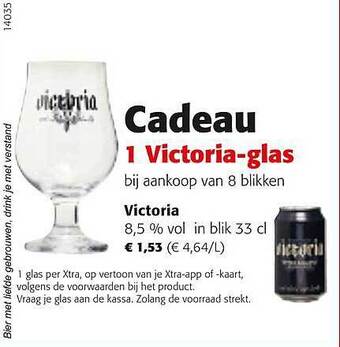 Colruyt Victoria 8.5% Vol aanbieding
