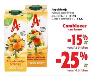 Colruyt Appelsientje aanbieding