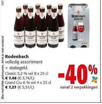 Colruyt Rodenbach Volledig Assortiment aanbieding