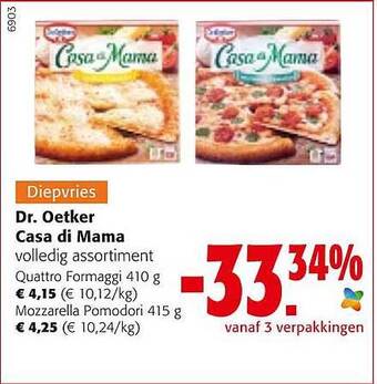 Colruyt Dr. Oetker Casa Di Mama aanbieding