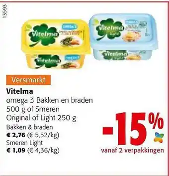 Vitelma Omega 3 Bakken En Braden Of Smeren Original Of Light