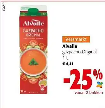 Colruyt Alvalle Gazpacho Original aanbieding