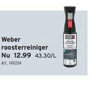 GAMMA Weber Roosterreiniger aanbieding