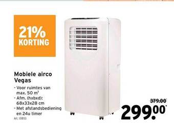 GAMMA Mobiele Airco Vegas aanbieding