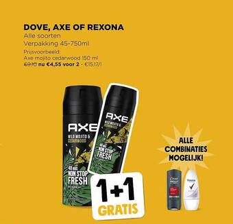 Jumbo Dove, Axe Of Rexona aanbieding
