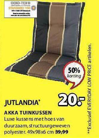 Jysk Akka Tuinkussen aanbieding