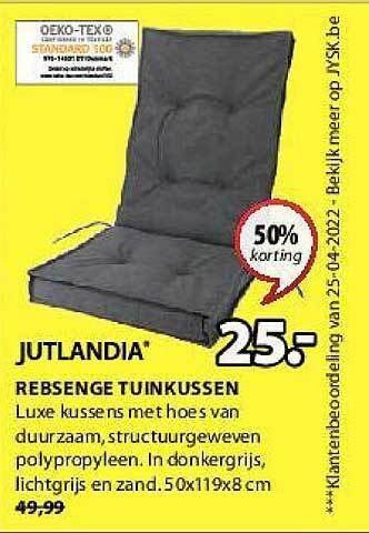 Jysk Rebsenge Tuinkussen aanbieding