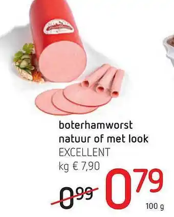 Spar Boterhamworst Natuur Of Met Look aanbieding
