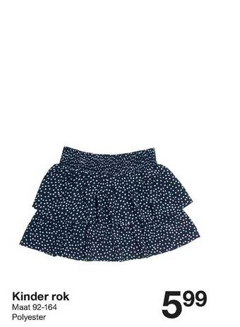 Zeeman Kinder Rok aanbieding