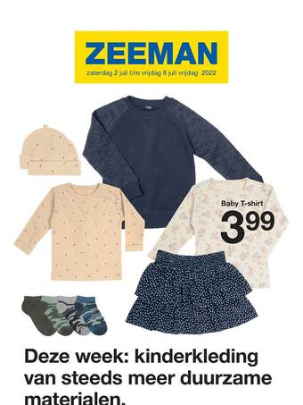 Zeeman Baby Tshirt aanbieding