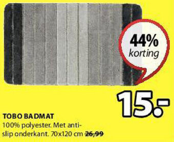 Jysk Tobo Badmat aanbieding