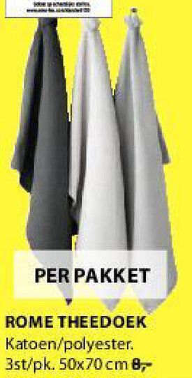 Jysk Rome Theedoek aanbieding