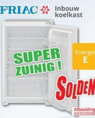 Eldi Friac Inbouw Koelkast ICO 0080 aanbieding