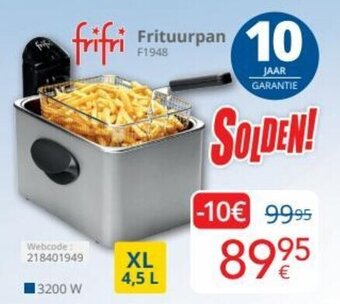 Eldi Frifri Frituurpan F1948 aanbieding