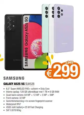 Expert Samsung Galaxy A52S 5G SUA528 aanbieding
