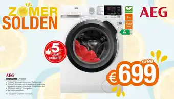 Expert AEG Wasmachine L7FSG84B aanbieding