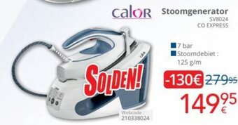 Eldi Calor Stoomgenerator SV8024 aanbieding