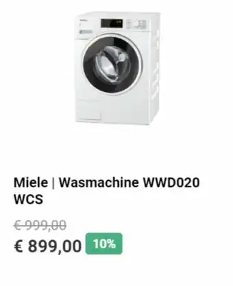 Krëfel Miele Wasmachine WWD020 WCS aanbieding