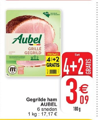 Cora Gegrilde ham aubel 180g aanbieding