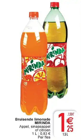 Bruisende limonade mirinda 1,5L