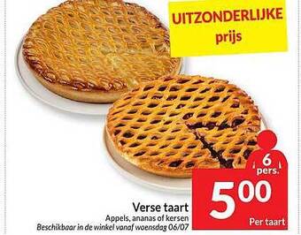 Intermarché Verse Taart aanbieding