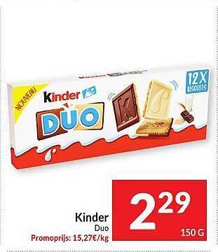Intermarché Kinder aanbieding
