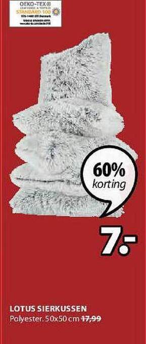 Jysk Lotus Sierkussen aanbieding